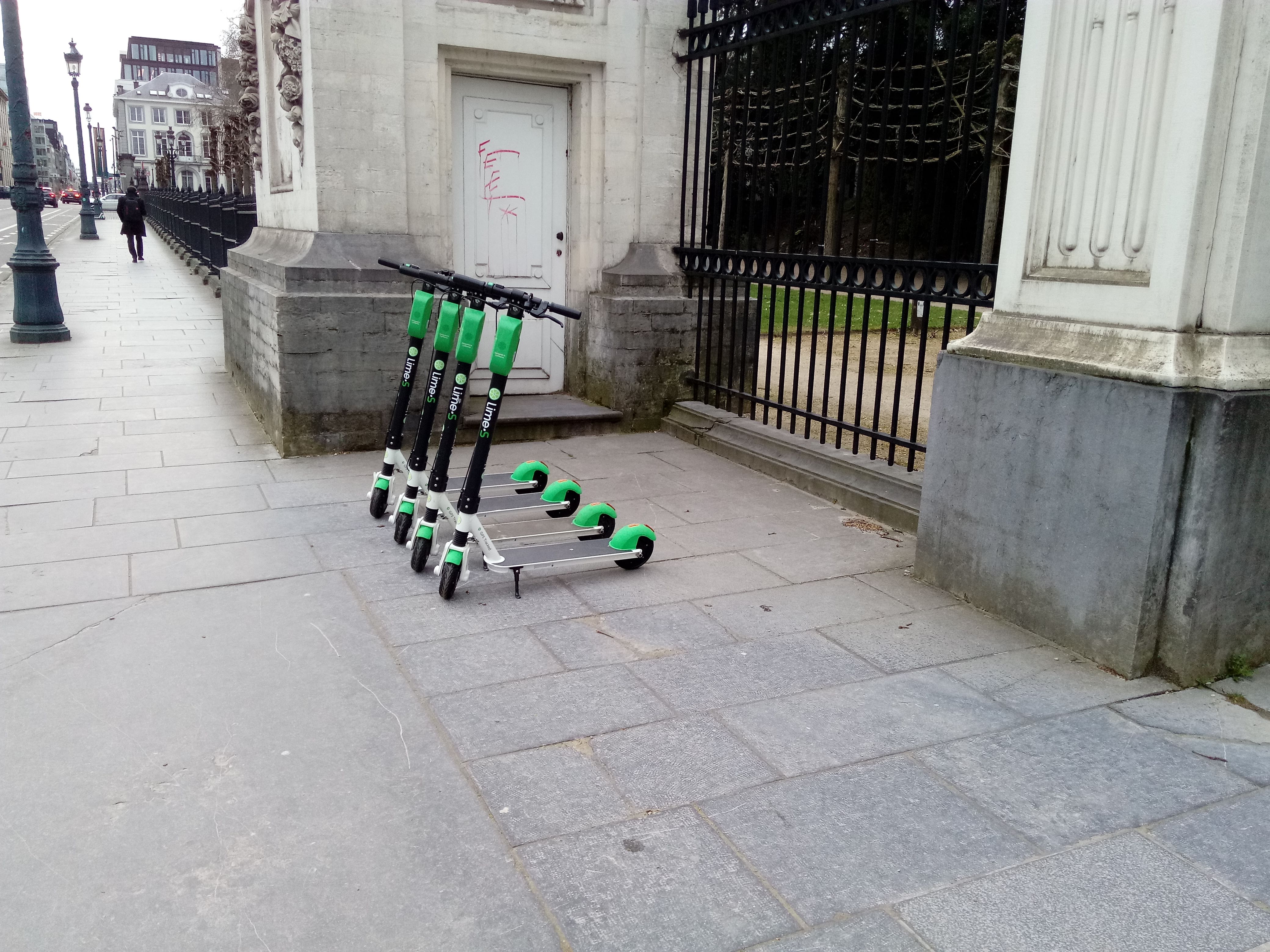 E-scooters in Brussels