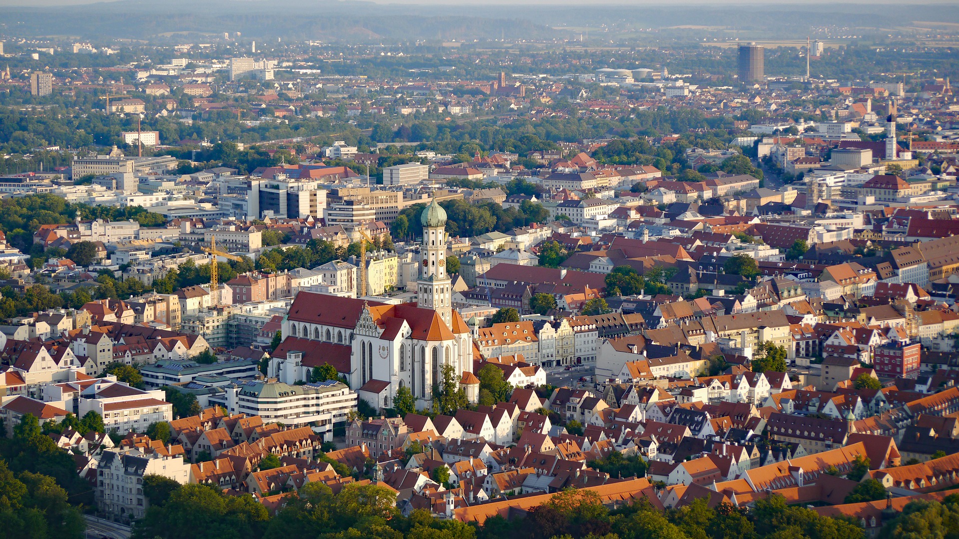 Aerial view Augsburg